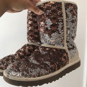UGG Reversible Sequin Boots